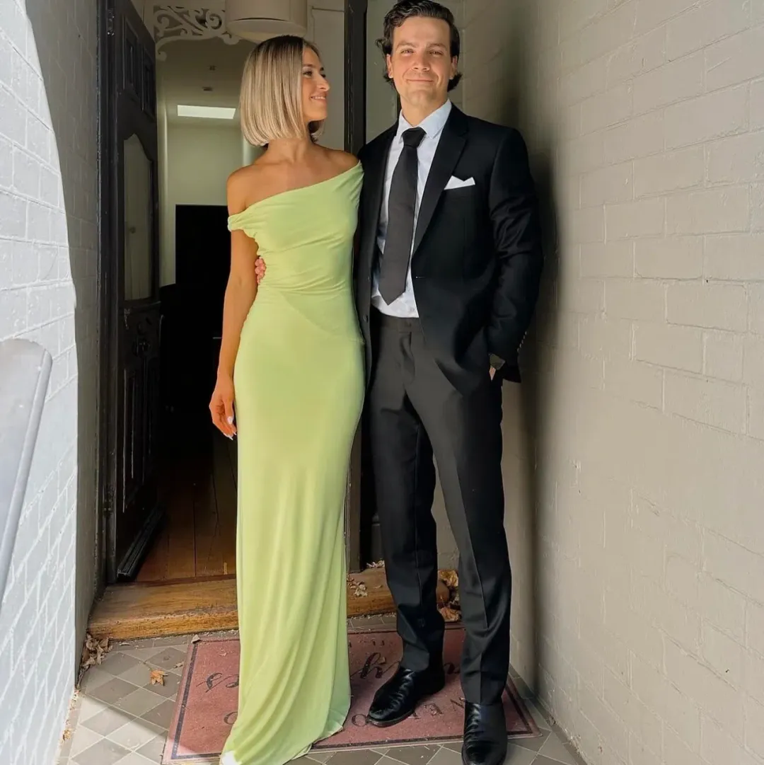 Natalie Rolt Bettina Gown Citron Size 2 / AU 10 for rent on The Volte - main image