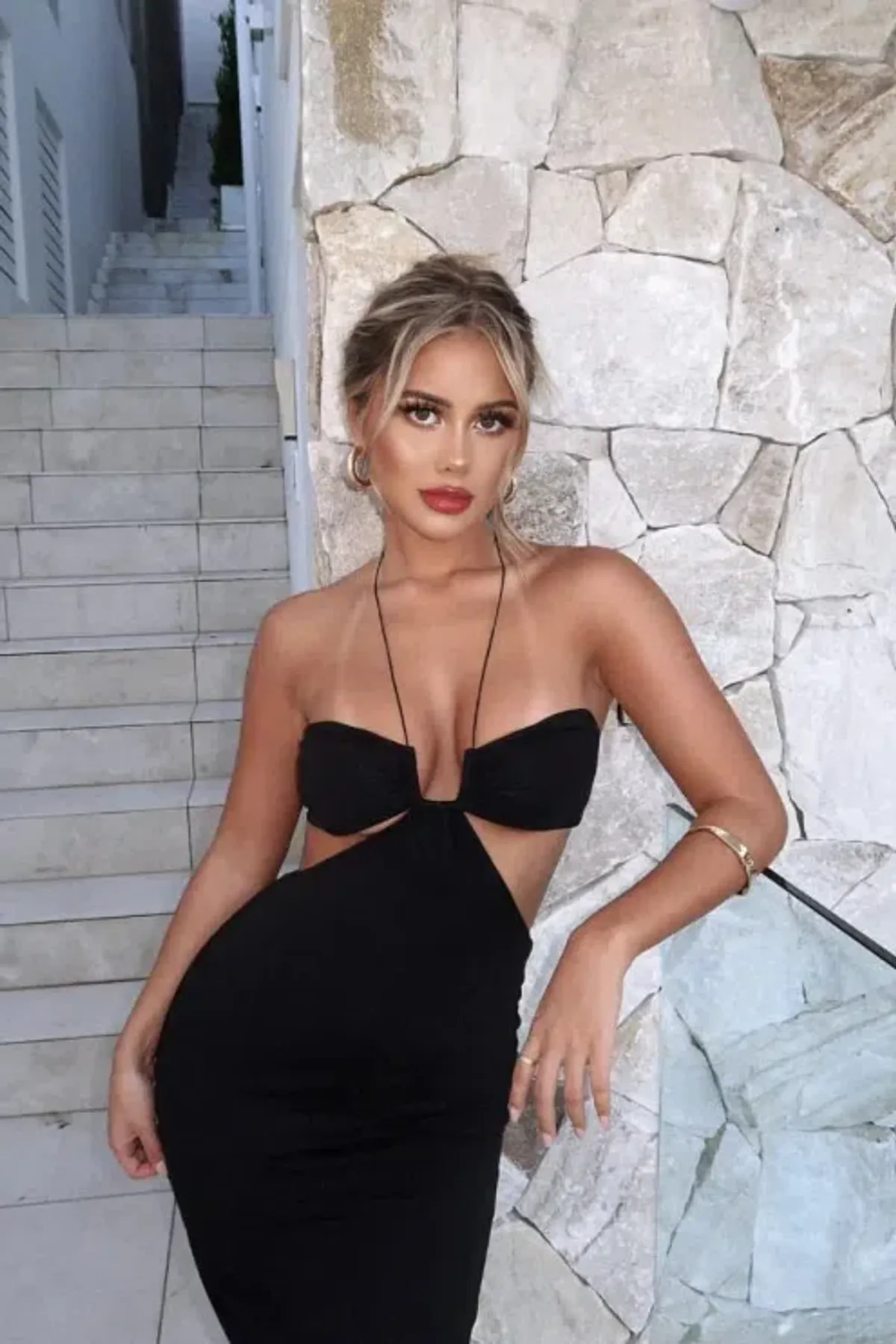 Natalie Rolt Willow Dress in Black Size 0 / AU 6 - Image 1