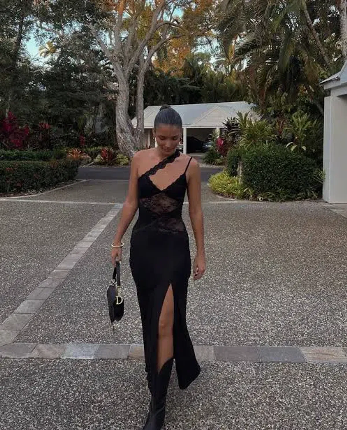 Bec & Bridge Ria Asym Dress Black Size 8 - Image 6