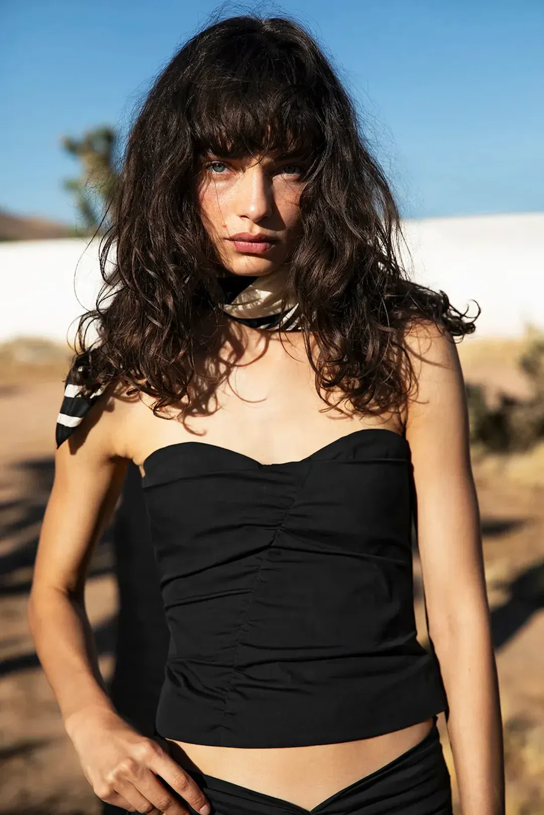 Sir the Label Azul Bodice & Twist Midi Skirt. Size 1 / AU 8  for rent on The Volte - main image