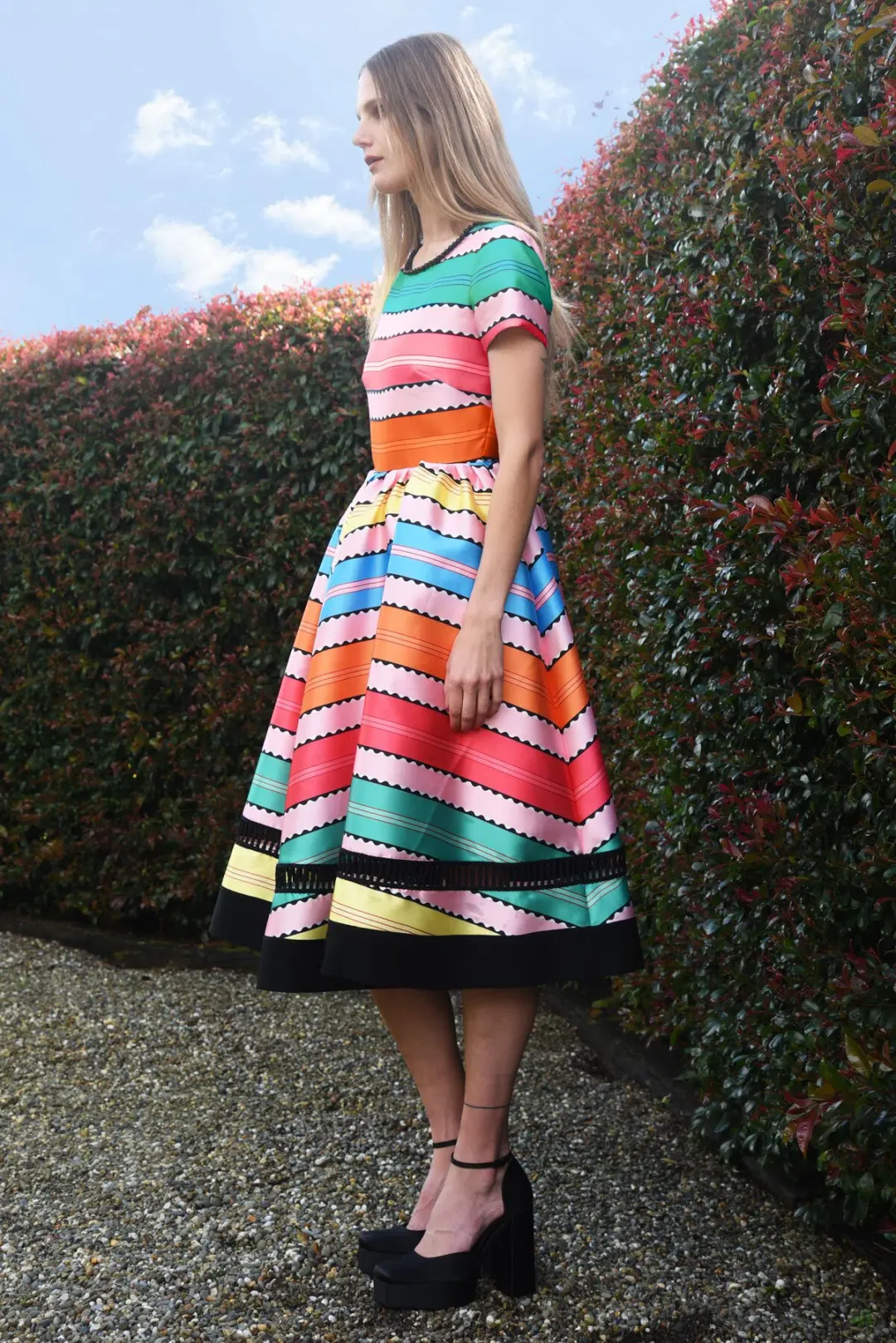 Trelise Cooper This Dress Is Mine Midi Dress Multi Size 12 for rent on The Volte - main image