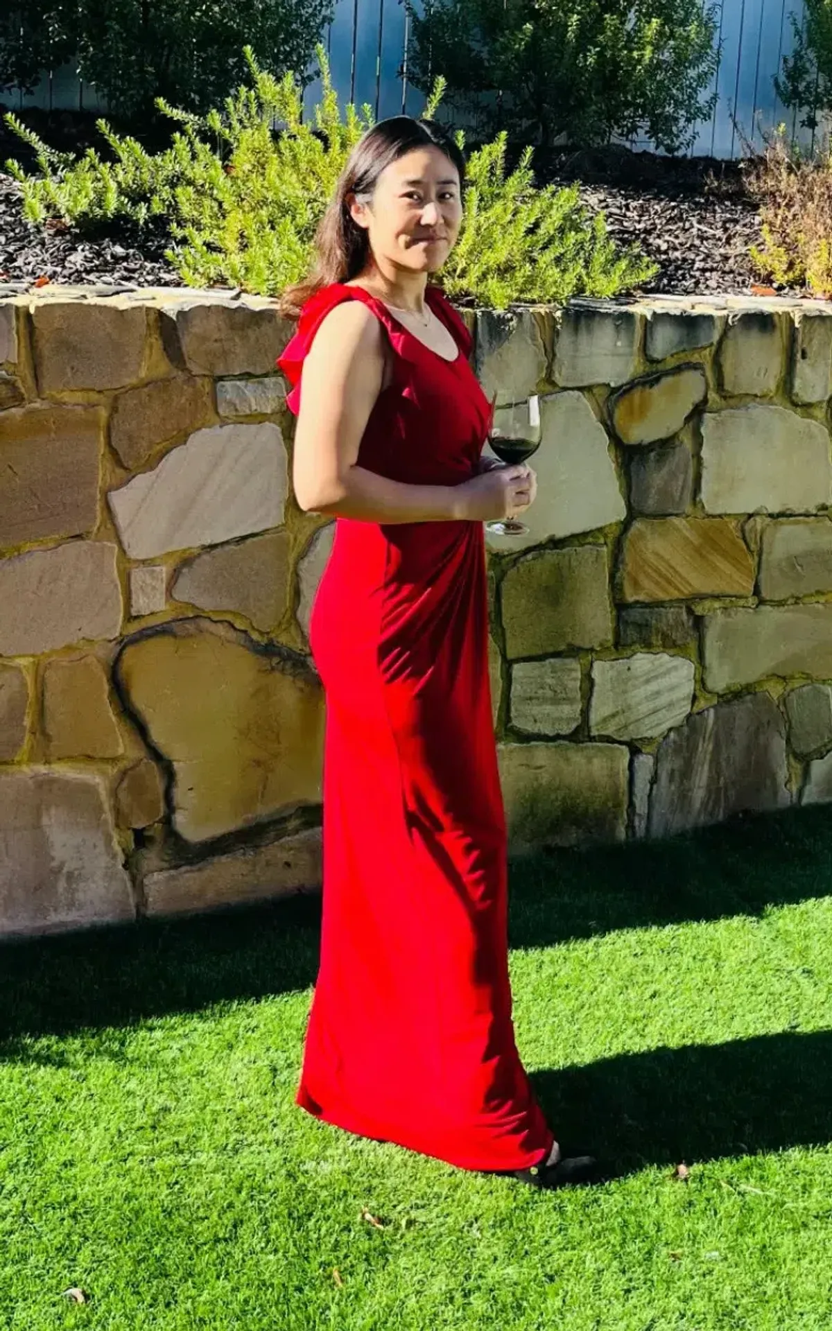 Phase Eight Donna Maxi Dress Red Size 10 - Image 2