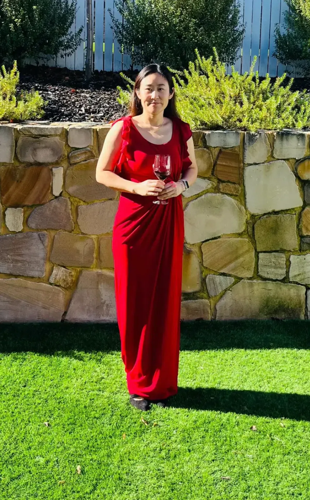 Phase Eight Donna Maxi Dress Red Size 10 - Image 1