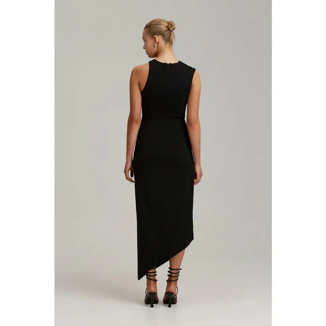 C/MEO Collective Entropy Dress Black Size AU 10 for rent on The Volte - main image