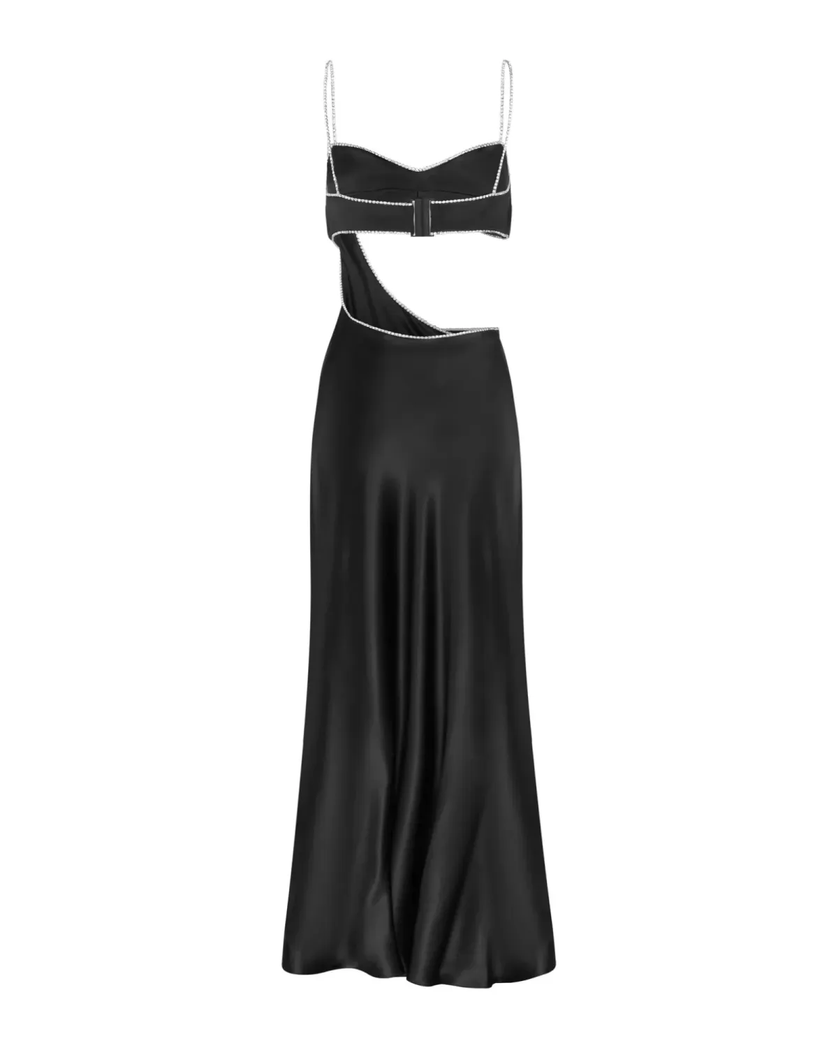 Michael Lo Sordo Symic Crystalline Luna Dress Black Size AU 8 - Image 6