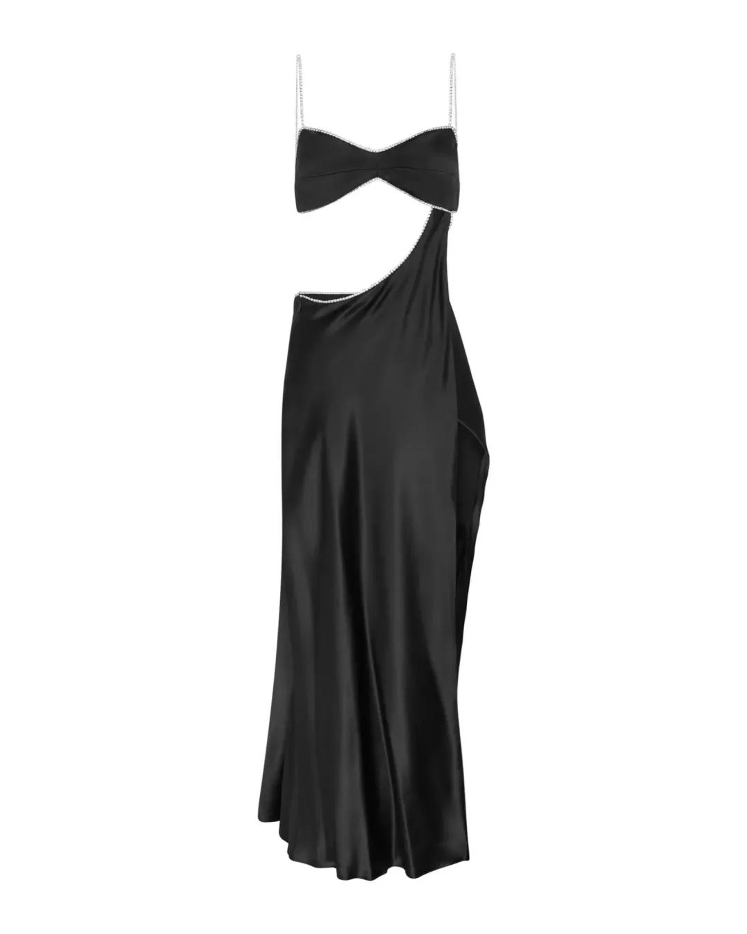 Michael Lo Sordo Symic Crystalline Luna Dress Black Size AU 8 for rent on The Volte - main image