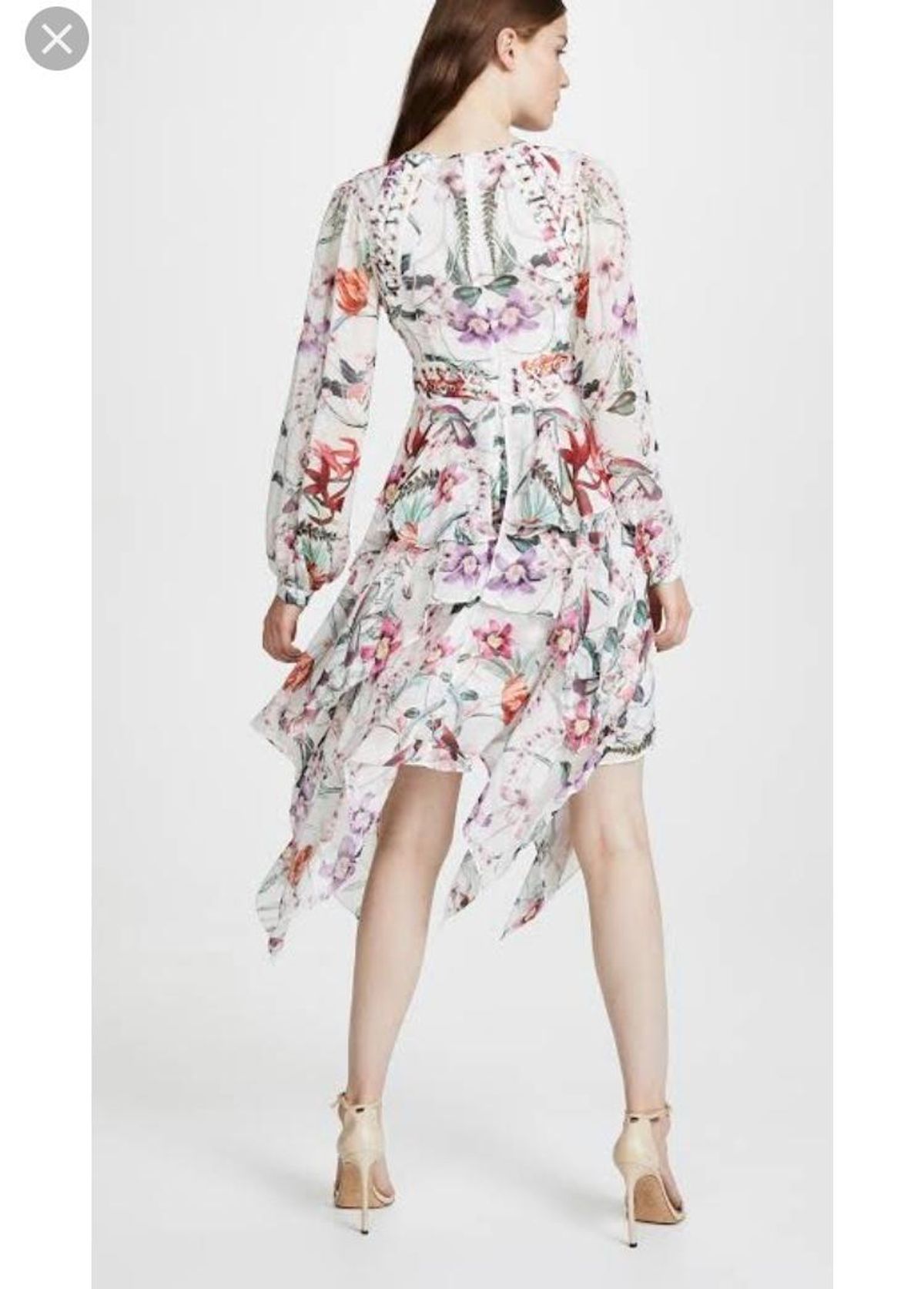 Thurley Poppy print layered dress - Image 3
