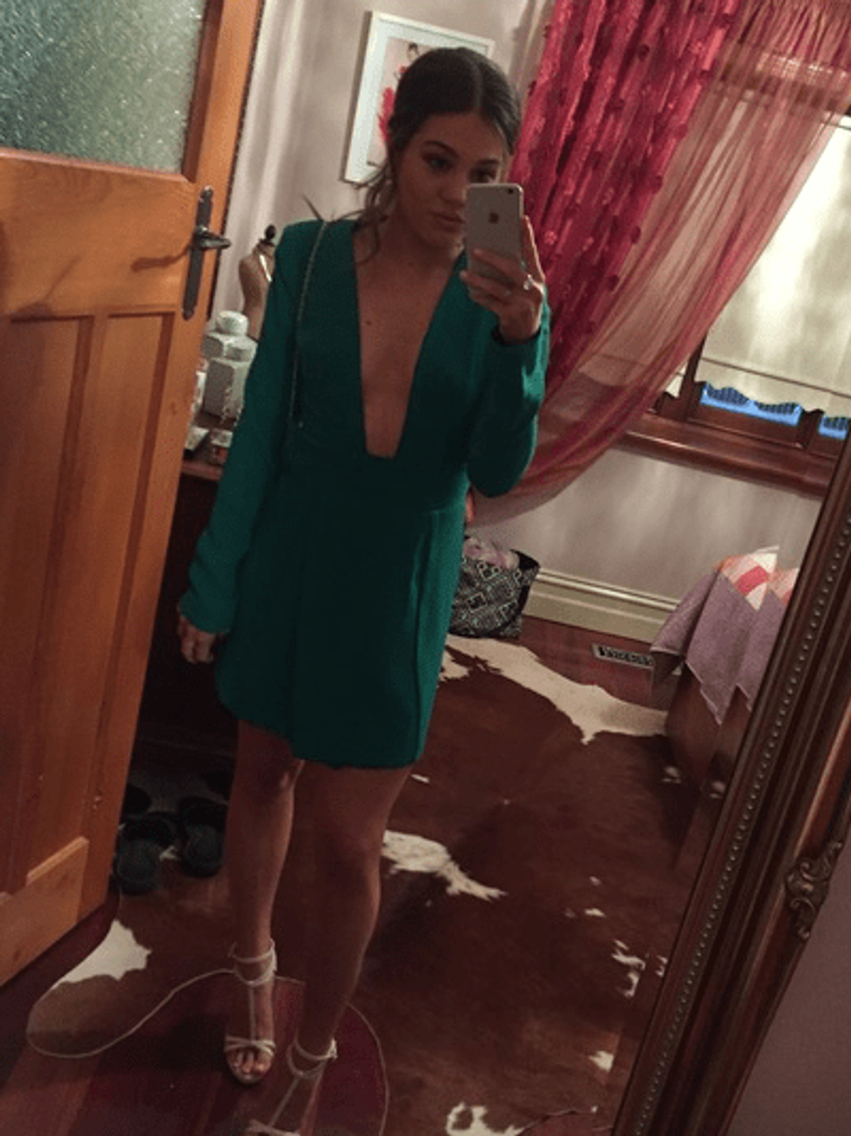 Chrissy Teigen Josiah Mini Green Size 8 - Image 3