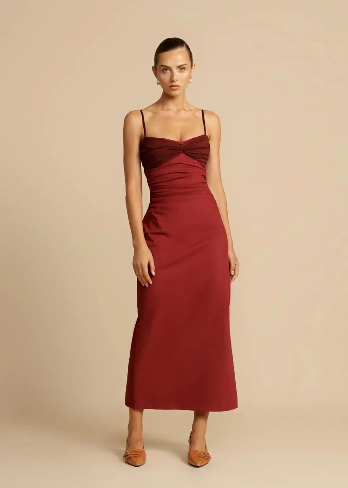 Arcina Ori Kinsley Dress Wine Size S / AU 8 - Image 5