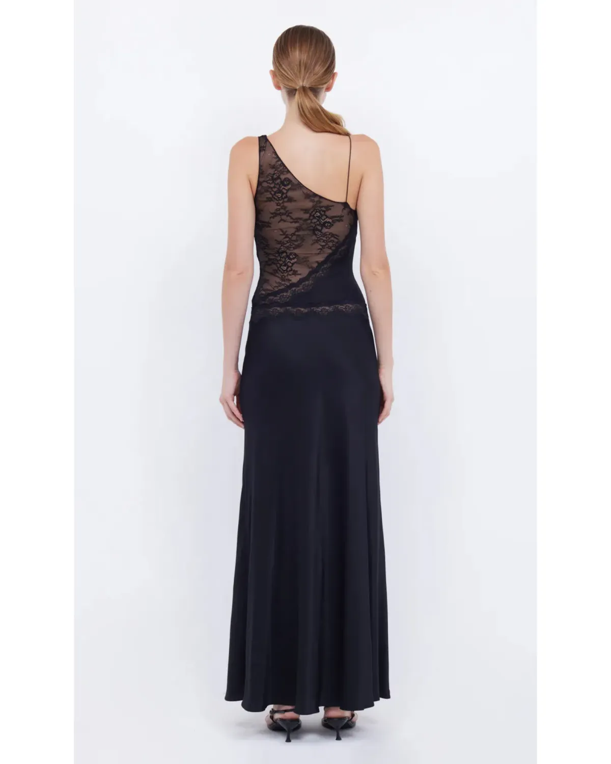 Bec & Bridge Abrielle Lace Maxi Dress in Black Size AU 6 - Image 3