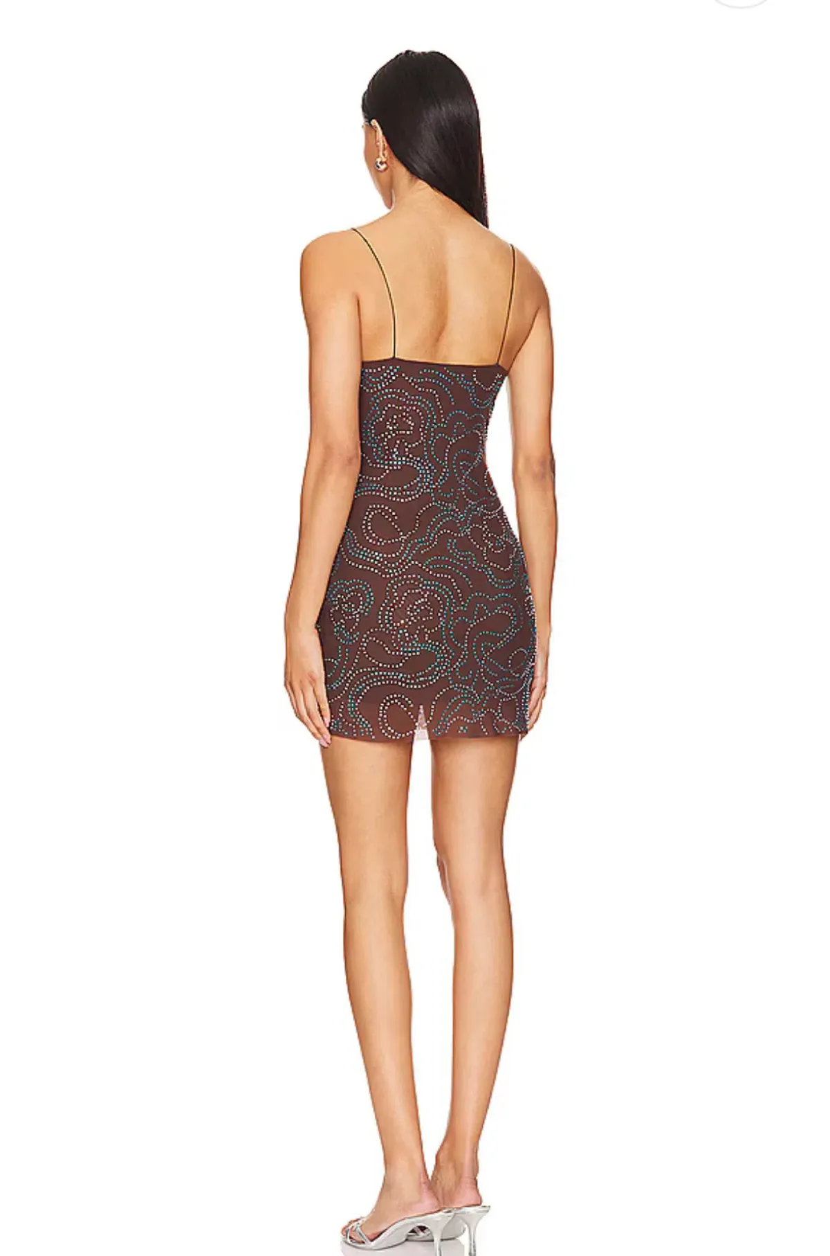 Bec & Bridge Alize Singlet Mini Dress in Espresso Size 8 - Image 3
