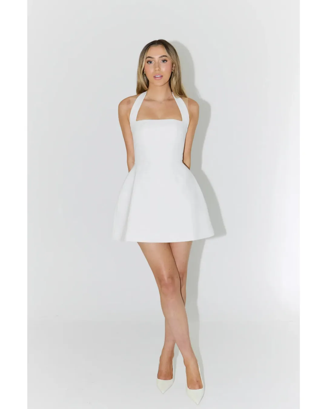 Odd Muse Ultimate Muse Structured Mini Dress White Size S / AU 8 for rent on The Volte - main image