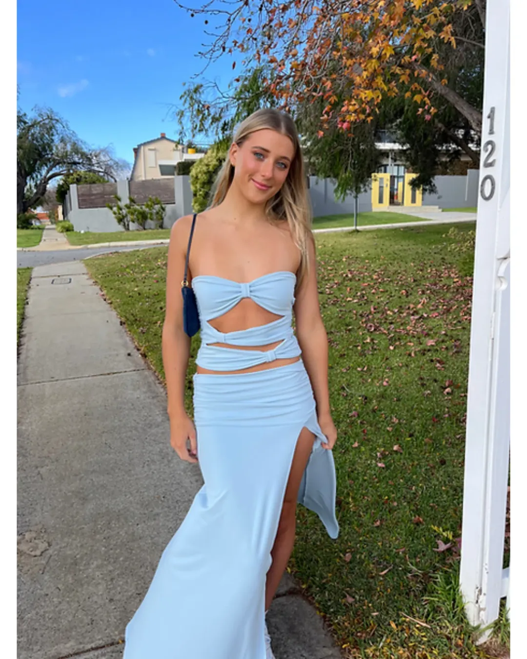 Mode Mila Remi Set Ice Blue Size S / AU 8 for rent on The Volte - main image