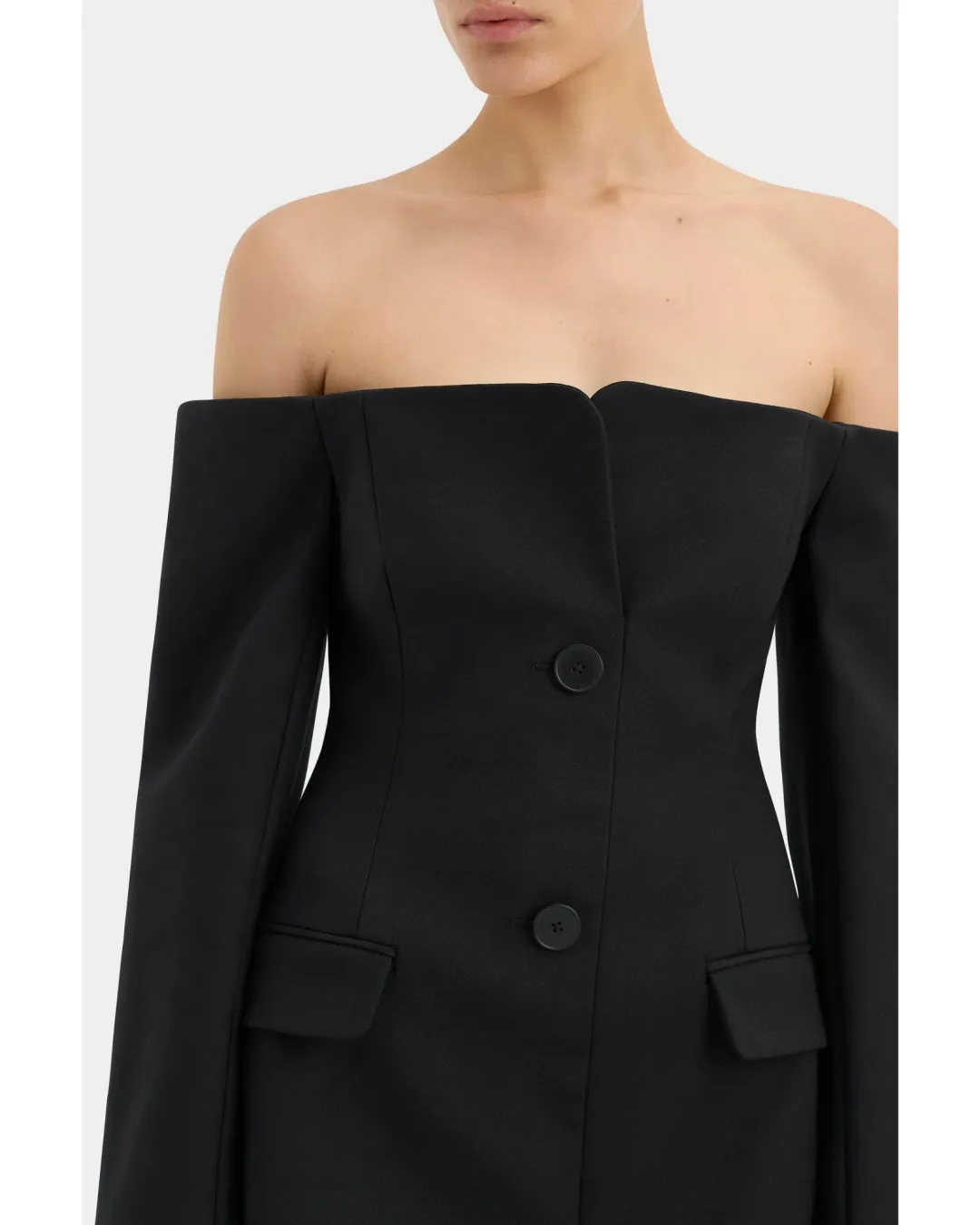 Sir The Label Sandrine Mini Dress Black Size AU 4-6 for rent on The Volte - main image