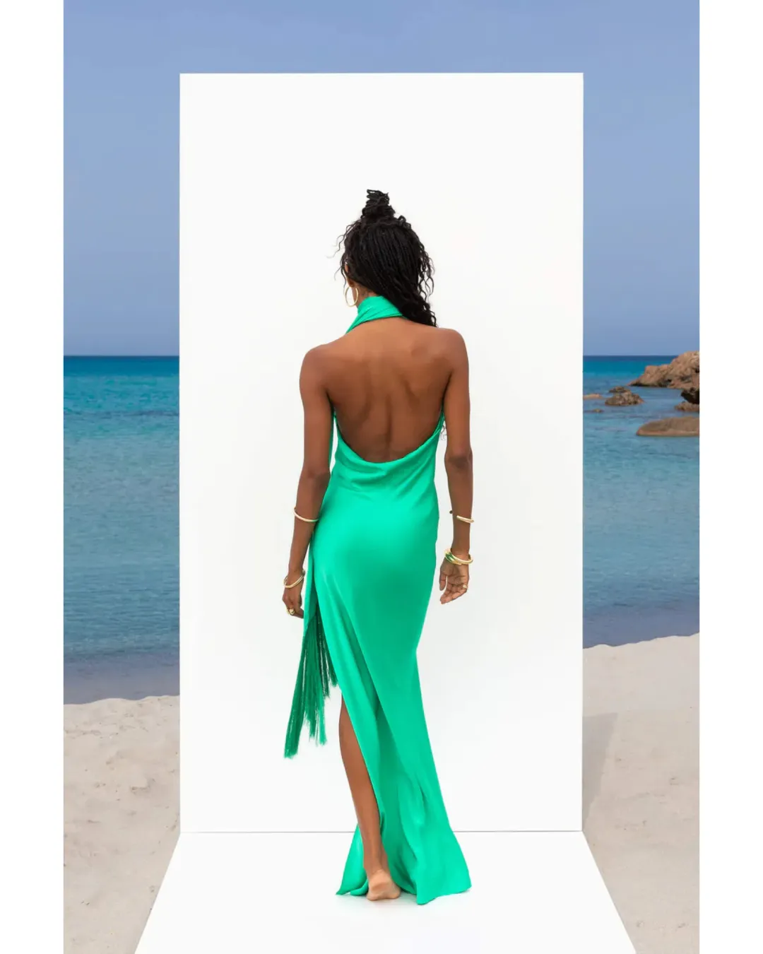 Rat & Boa Azzara Dress Green Size M / AU 10 for rent on The Volte - main image