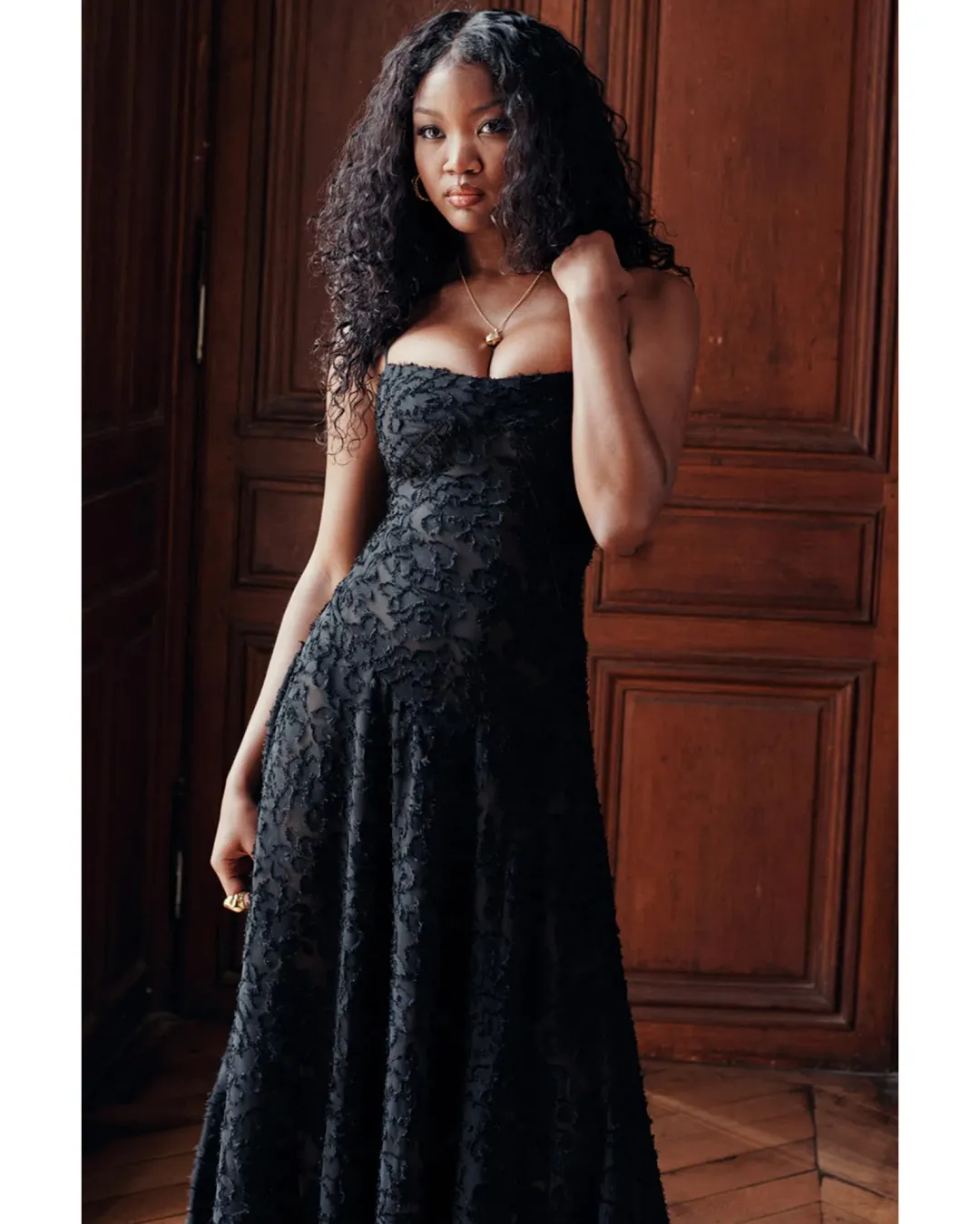 House Of CB Seren Maxi Dress in Black Size AU S / AU 8 for rent on The Volte - main image