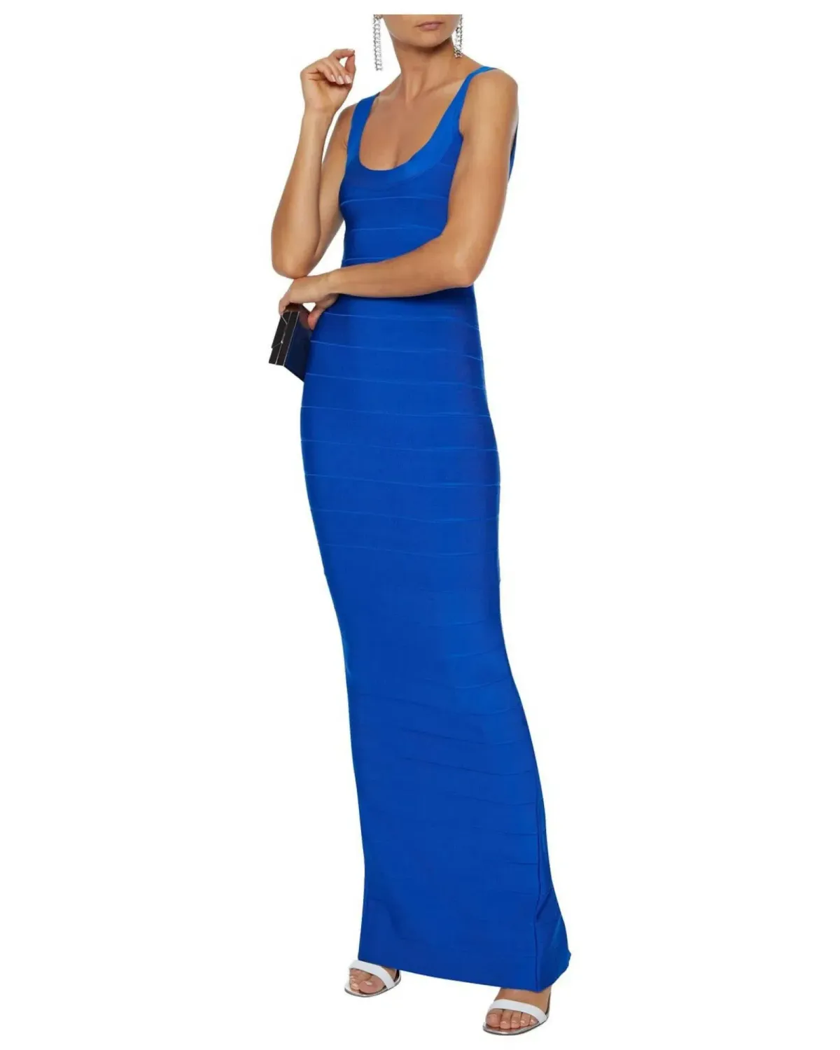 Herve Leger Bandage Gown Blue Size XS / AU 6  - Image 1
