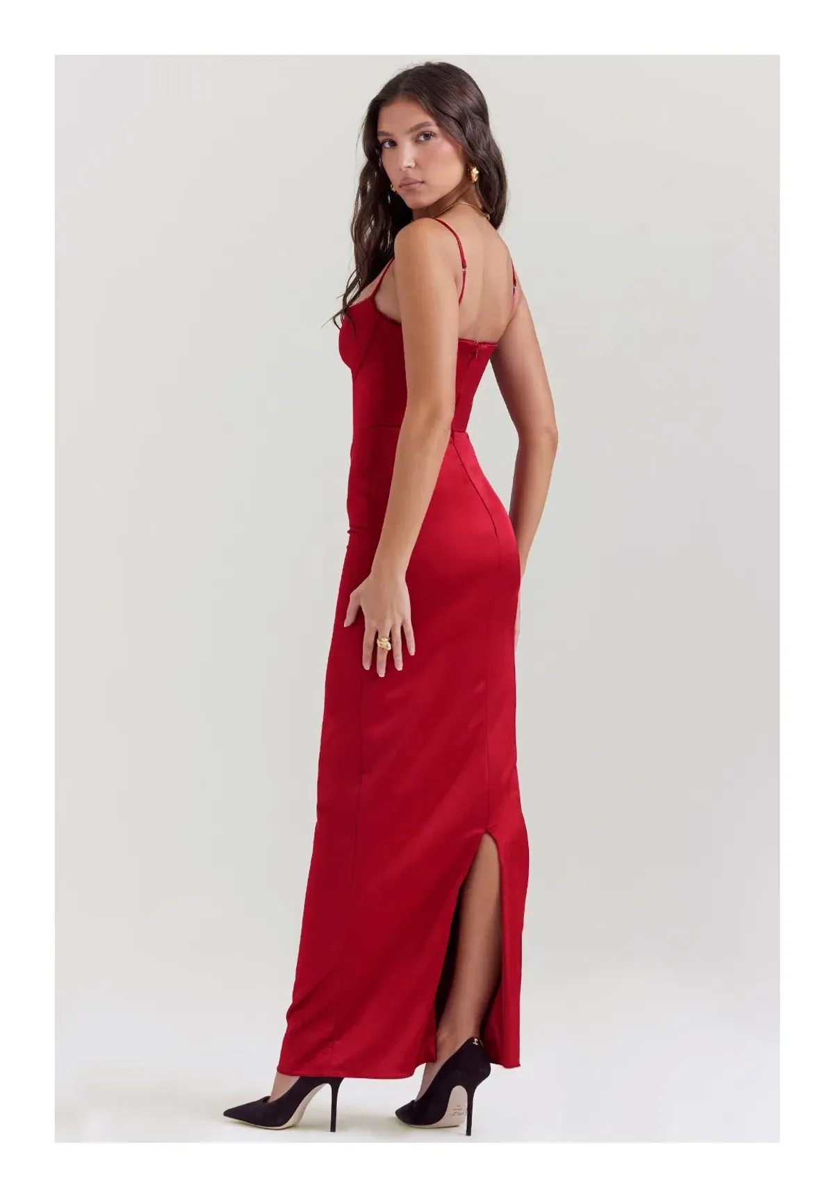 House of CB Stefania Dress Ruby Size S / AU 8 - Image 2