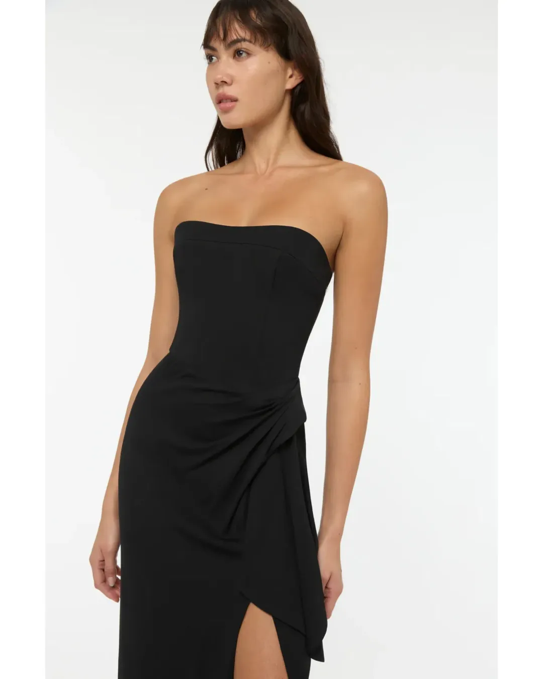 Manning Cartell Asymmetrical Games Gown Black Size AU 6 for rent on The Volte - main image