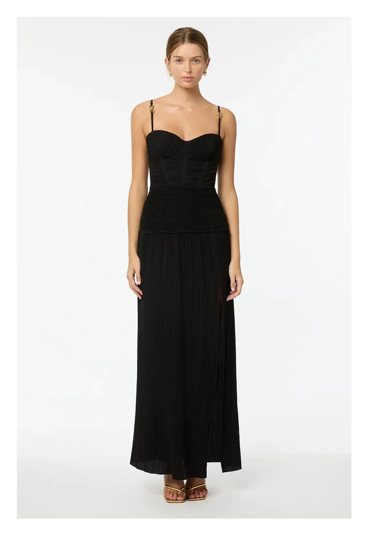 Manning Cartell Double Time Pleat Dress Black Size 6 - Image 1