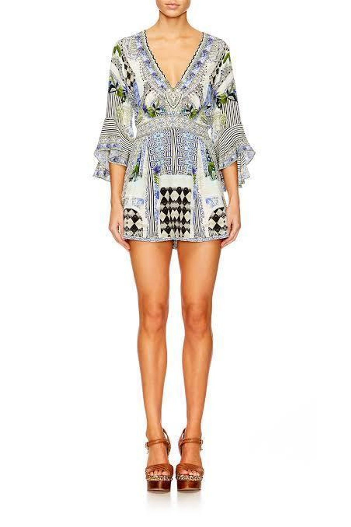 Camilla Sweet Escape Playsuit Blue Size 8 - Image 1