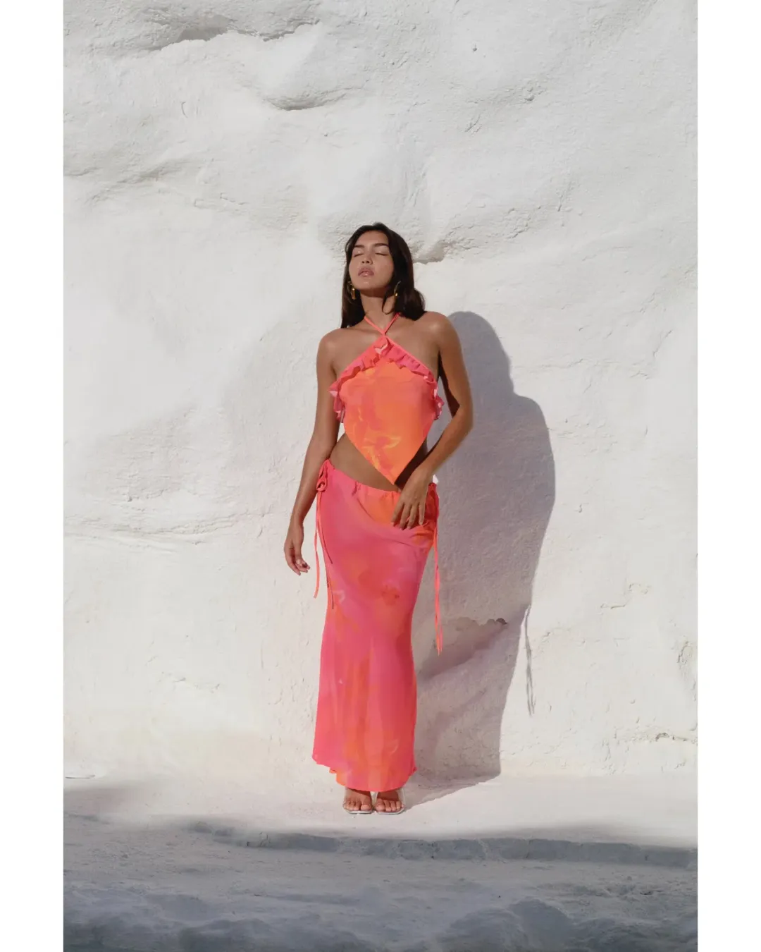 HNTR The Label Rio Set Orange Size XS / AU 6 for rent on The Volte - main image
