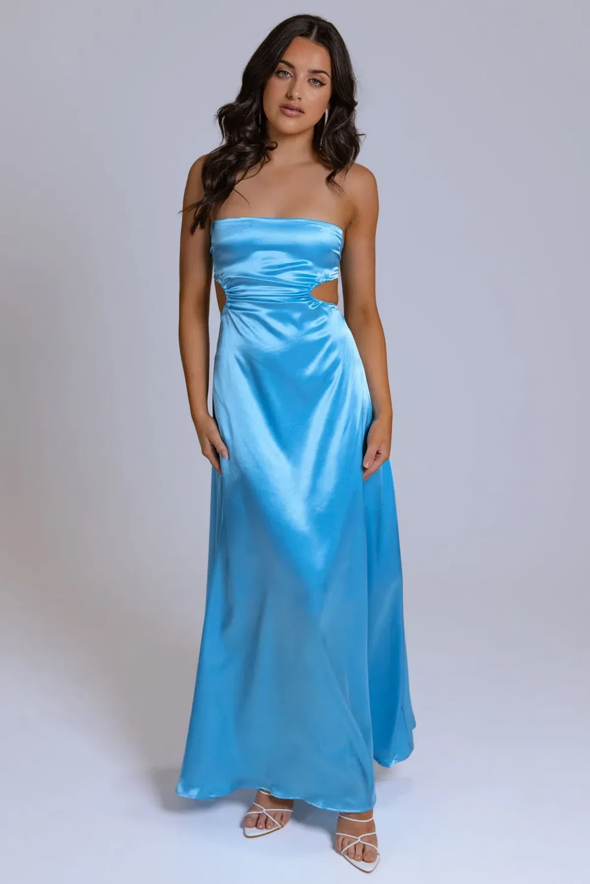 Lane + Sass Luna Dress Blue Size M/ AU 8 - Image 2