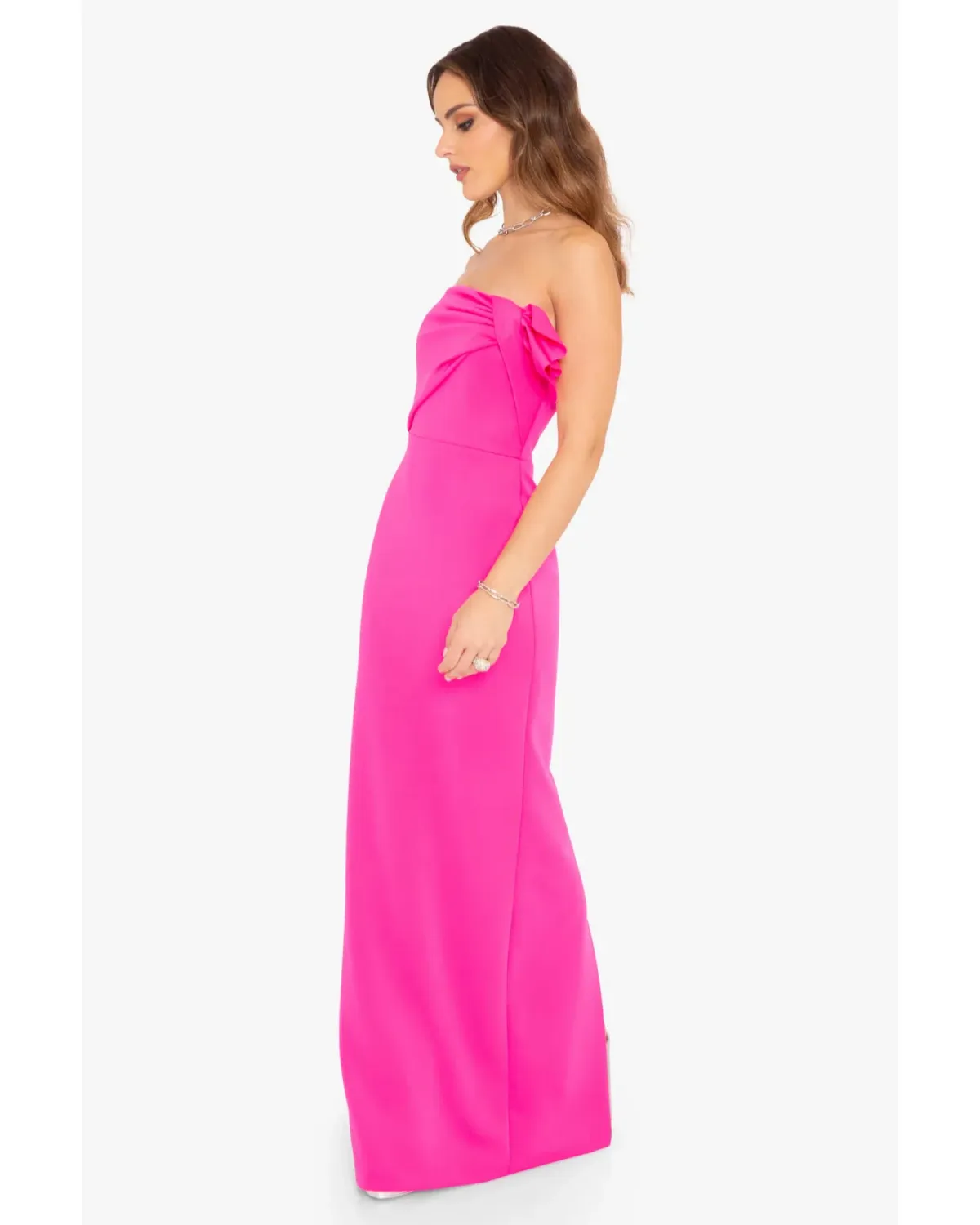 Black Halo Divina Gown Iconic Pink Size XS / AU 6 - Image 2