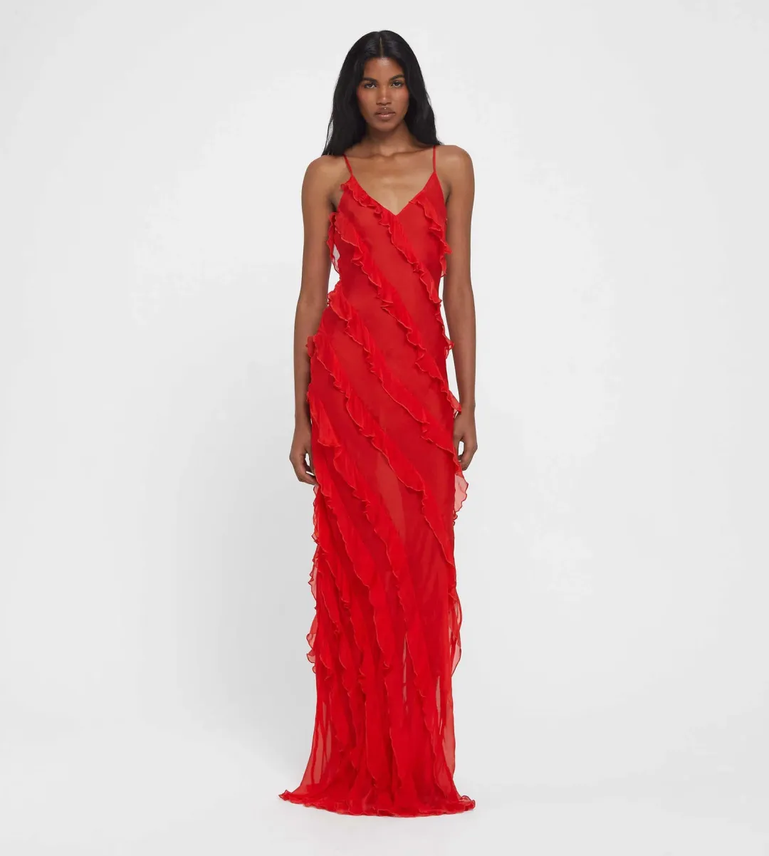 Rat & Boa Cecelia Maxi Dress Red Size XS / AU 6 for rent on The Volte - main image