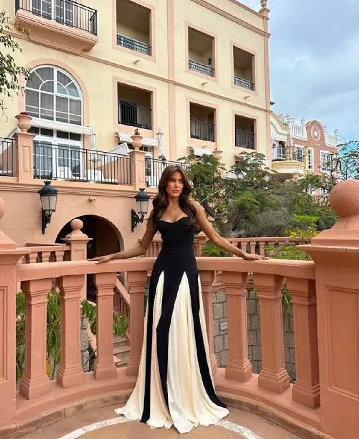 Arcina Ori Paloma Dress Black/White Size 10 - Image 3