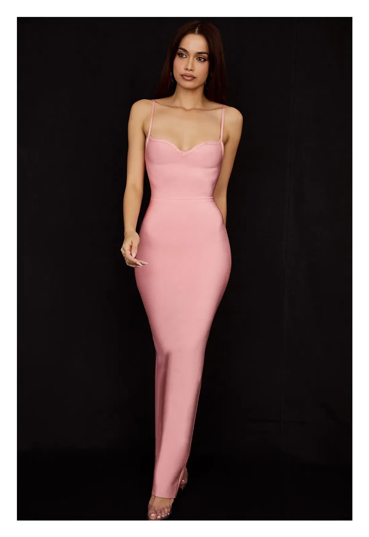 House of CB Fifi Bandage Maxi Dress Fairy Pink Size M / AU 10 - Image 2