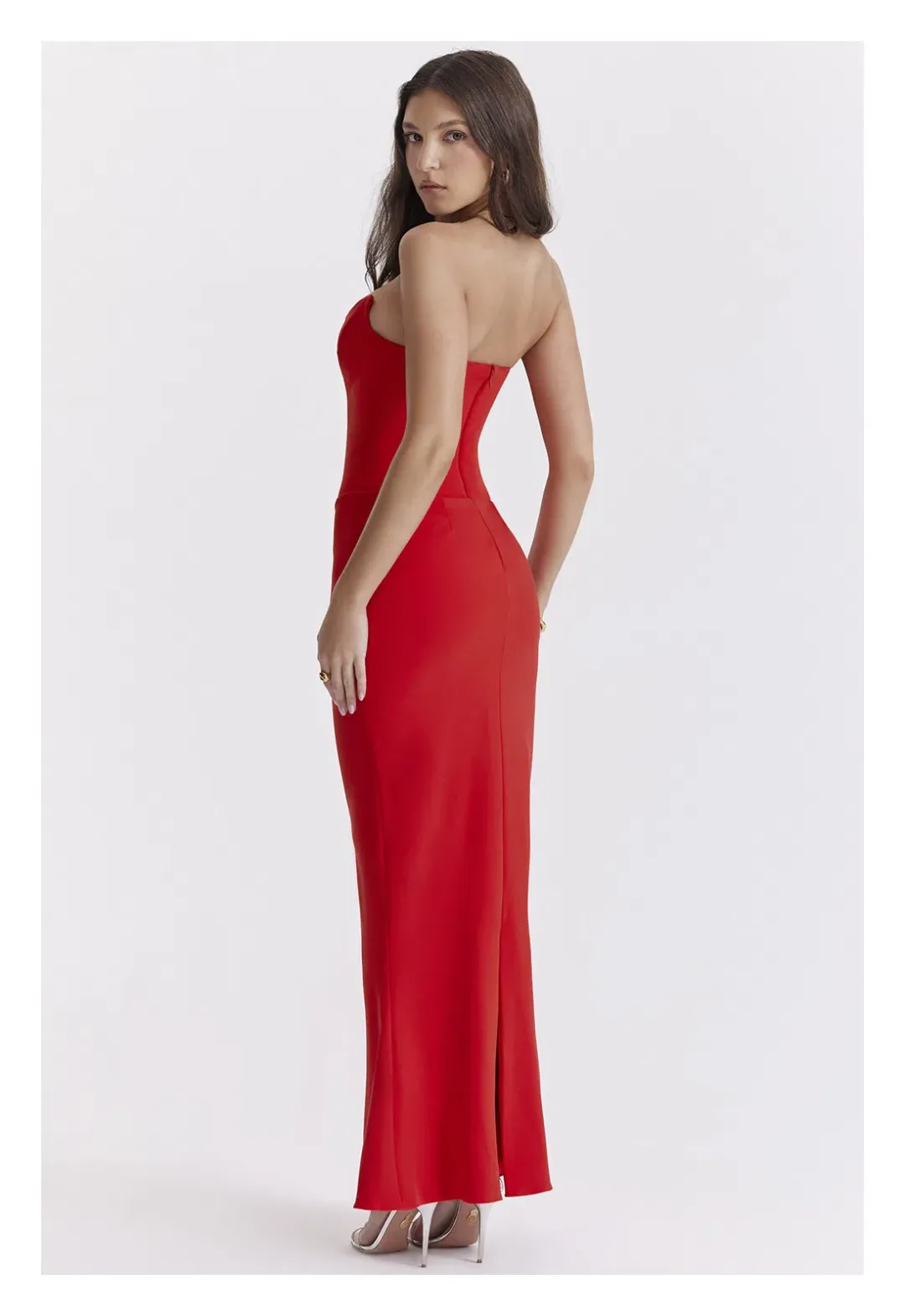 House of CB Tamara Cherry Dress Red Size S / AU 8 for rent on The Volte - main image