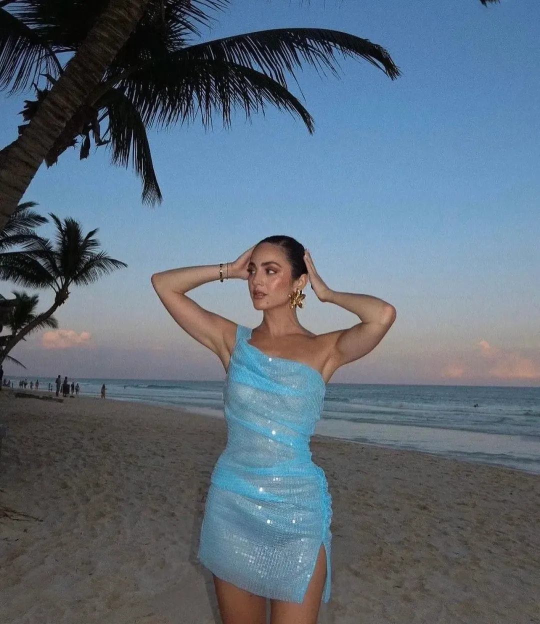 Cult Naked Blu Moon Mini Dress Blue Size M / AU 10 for rent on The Volte - main image