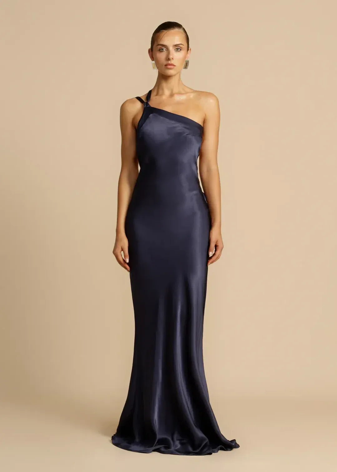 Acrina Ori Monique Dress // Navy // Size 8  for rent on The Volte - main image