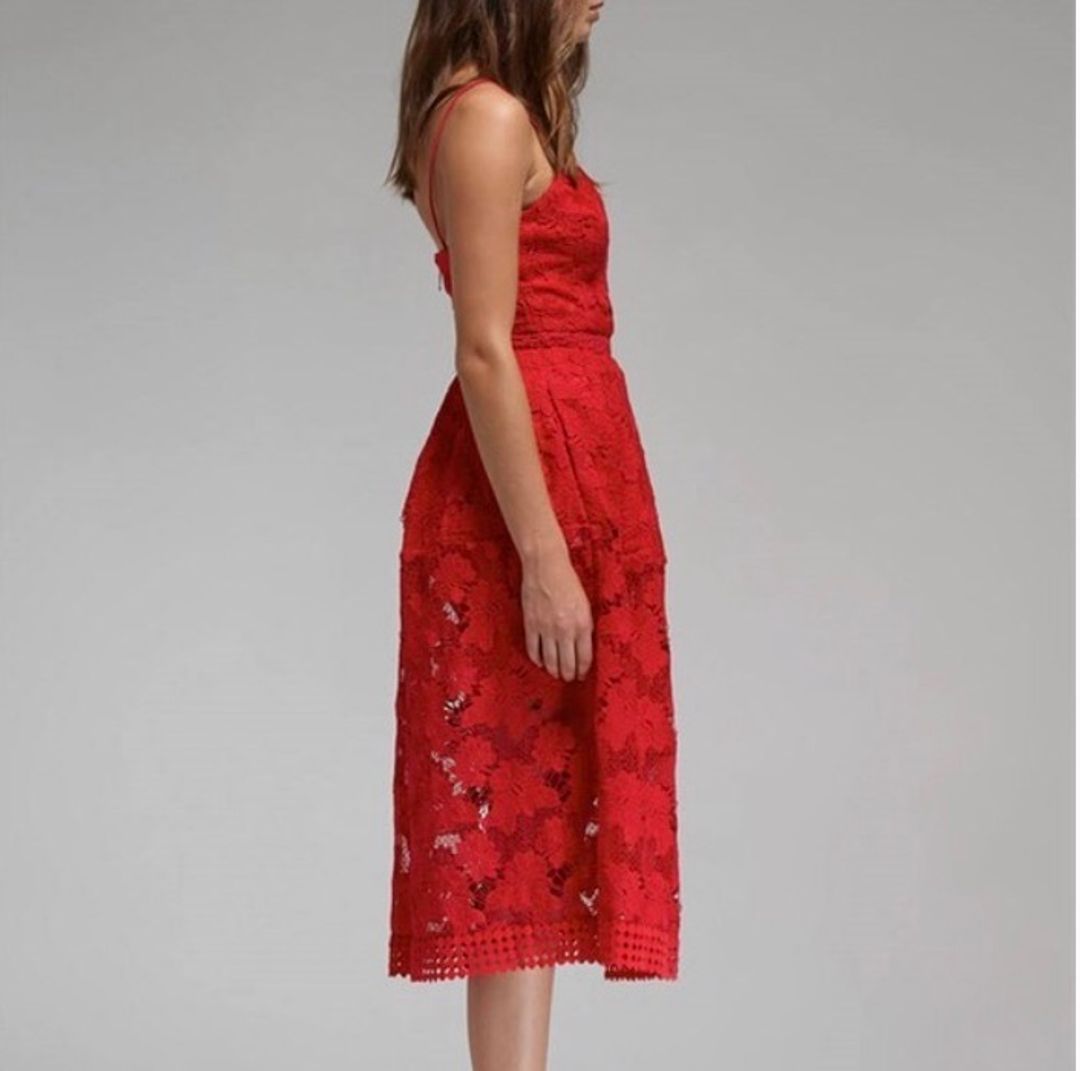Nicholas Floral Lace Rouleau Ball Dress for rent on The Volte - main image