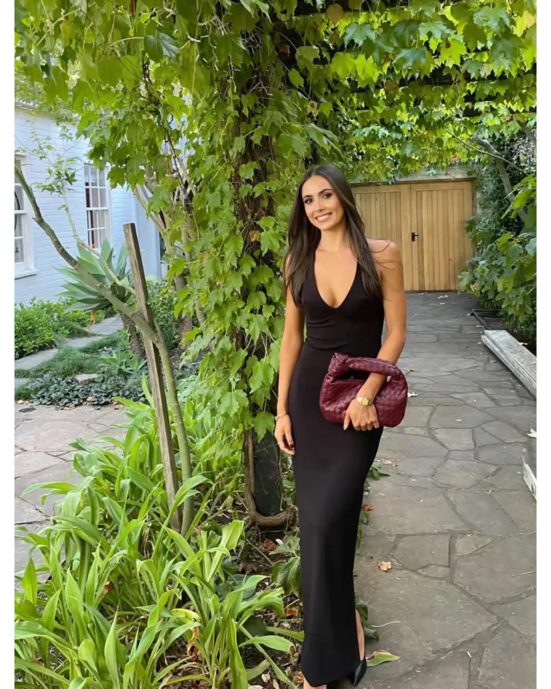 Effie Kats Eiza Gown Black Size AU 6  for rent on The Volte - main image