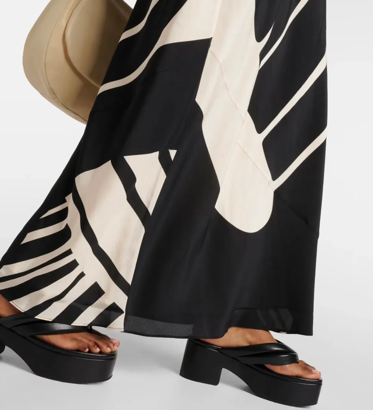 Sir The Label  Arte Printed Silk Satin Slip Dress Multi Size 1 / AU 8 - Image 3