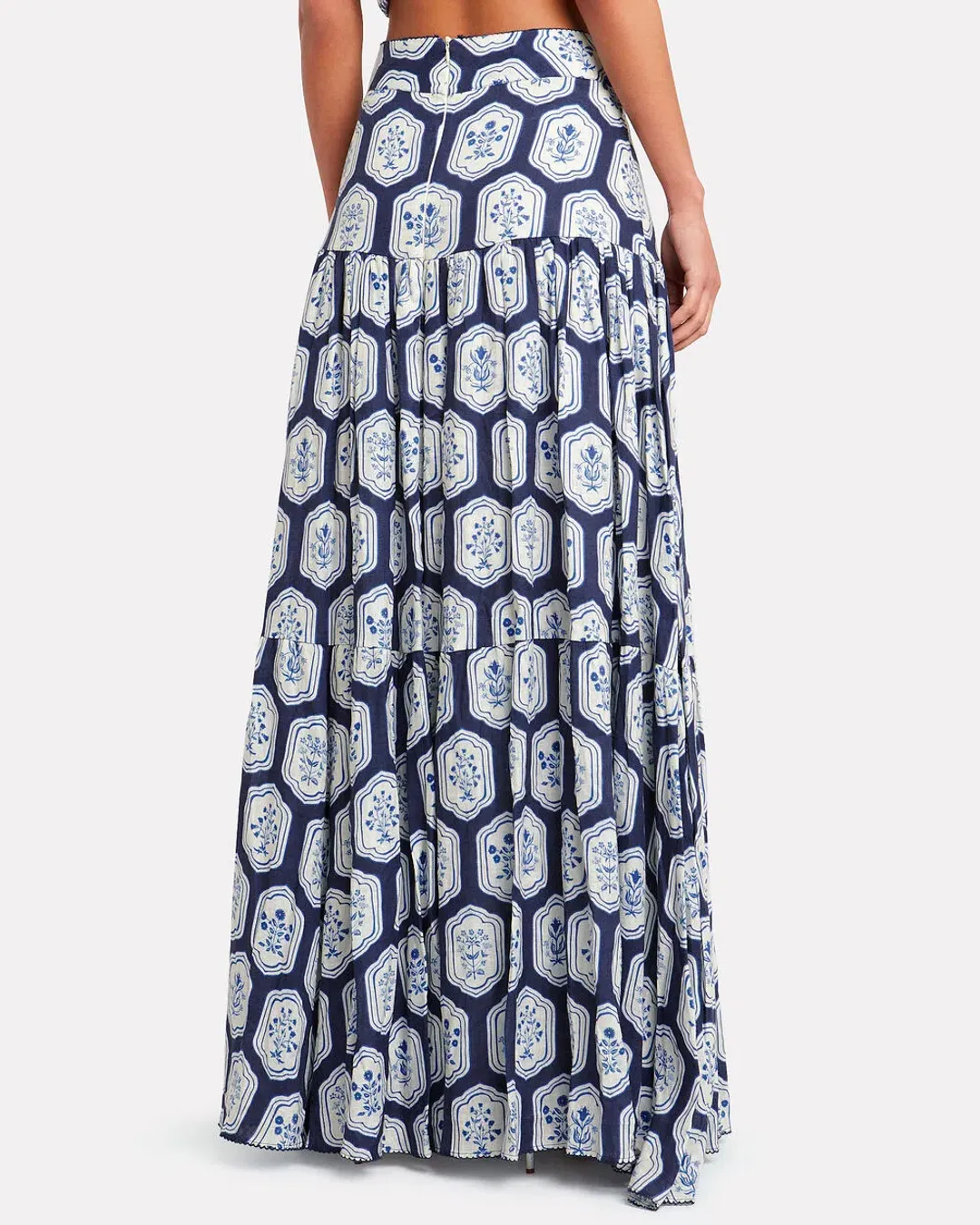 Agua by Agua Bendita Anis Maxi Skirt Print Size 8 for rent on The Volte - main image