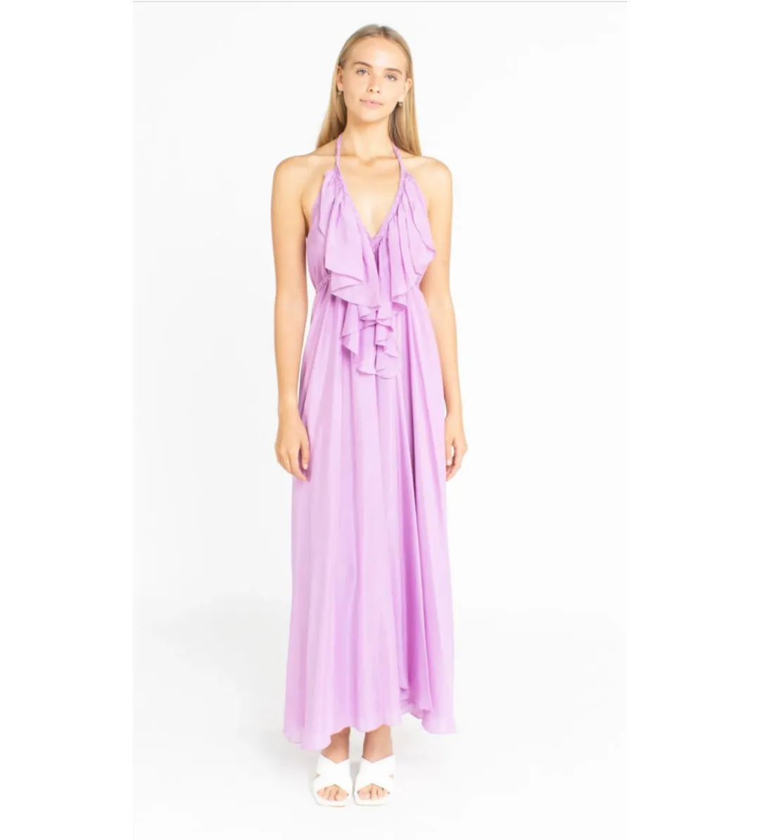 Lisa Brown Poppy Dress Puprle Size 8 for rent on The Volte - main image