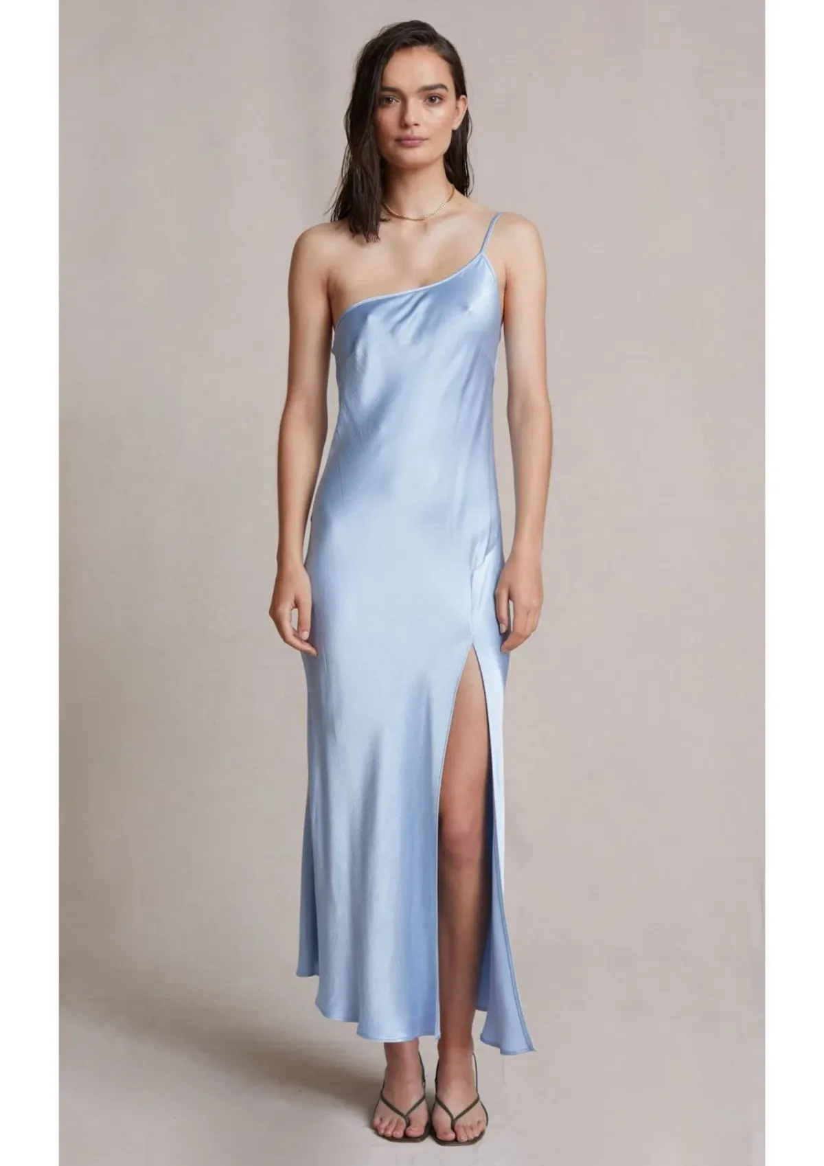 Bec & Bridge Salton Sea Midi Dress Sky Blue Size AU 8  - Image 1