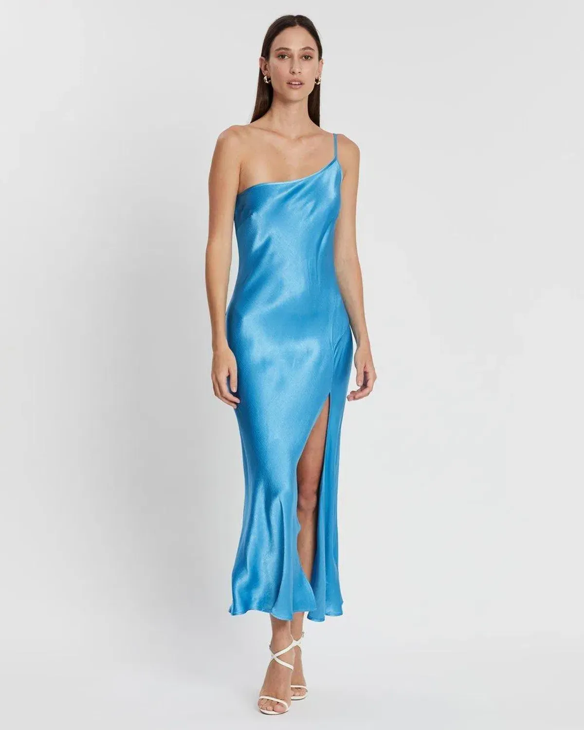 Bec & Bridge Frederic Midi Dress Blue Size AU 6 - Image 1