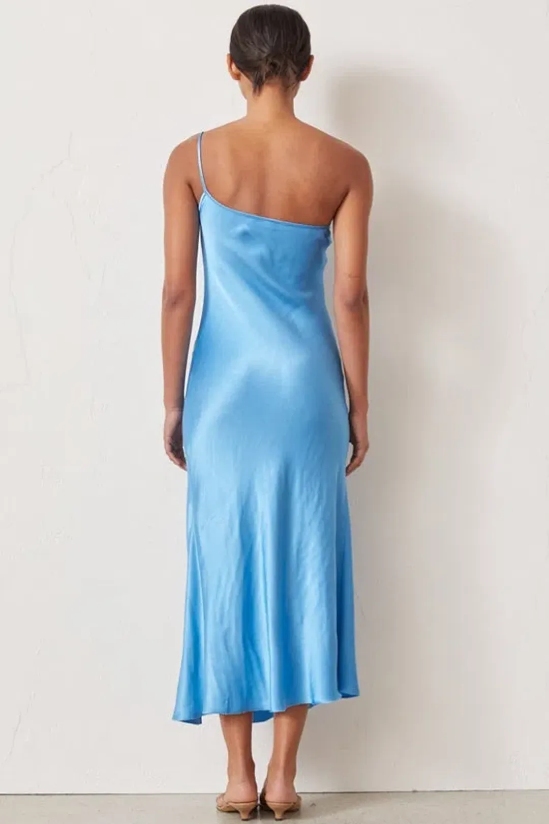 Bec & Bridge Frederic Midi Dress Blue Size AU 6 for rent on The Volte - main image