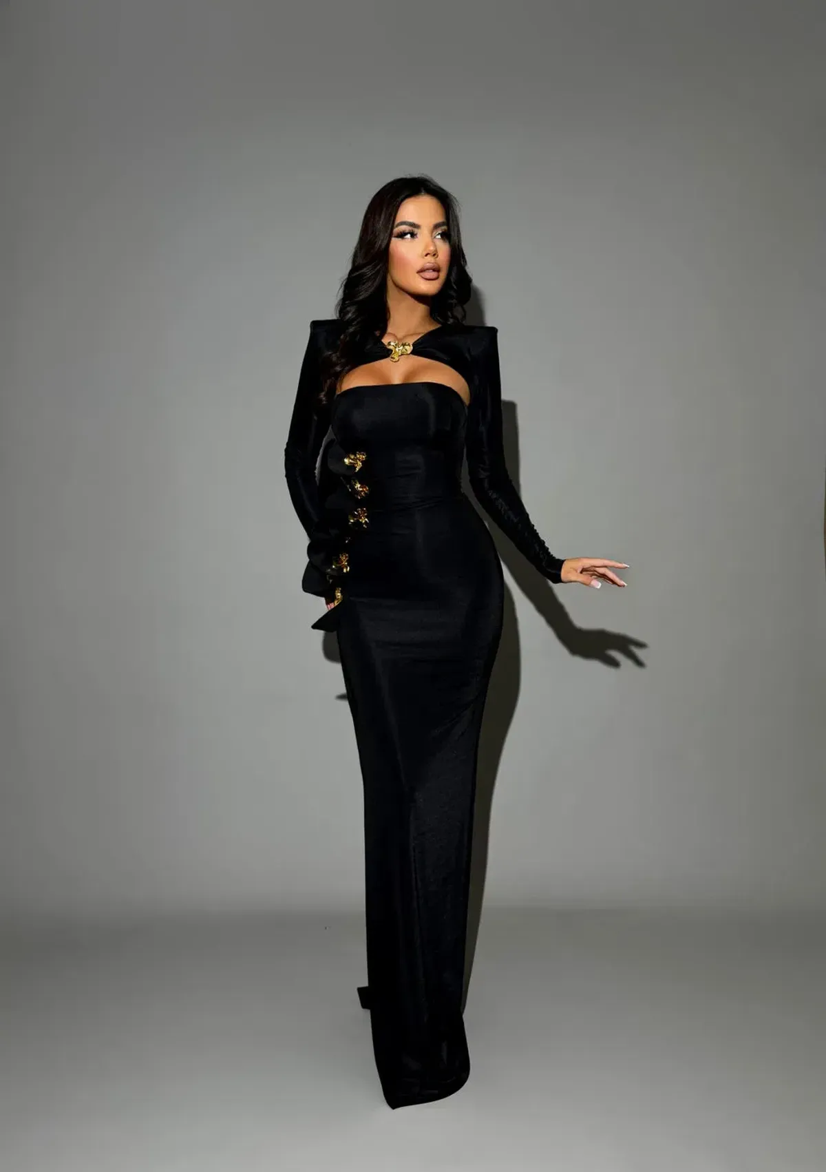 Diba Celina Amaterasu Maxi Dress Black Size AU 12 - Image 1