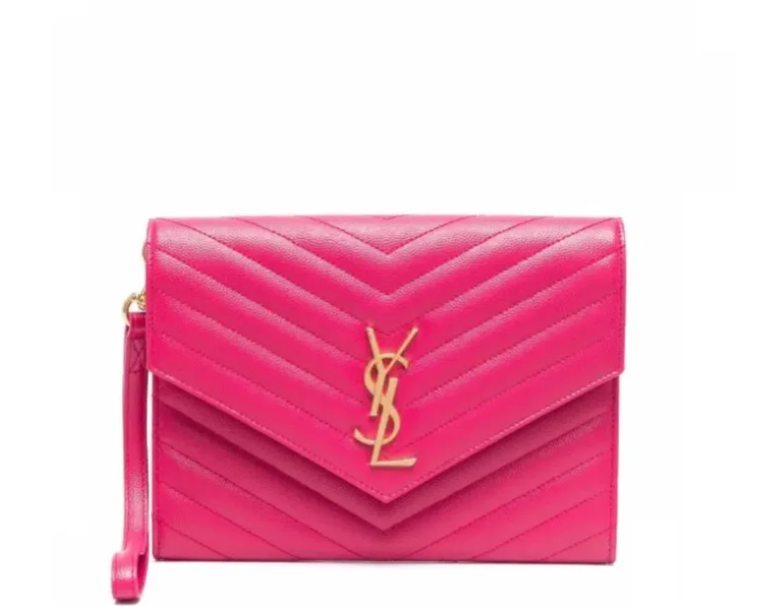 YSL Flap Pouch Hot Pink for rent on The Volte - main image