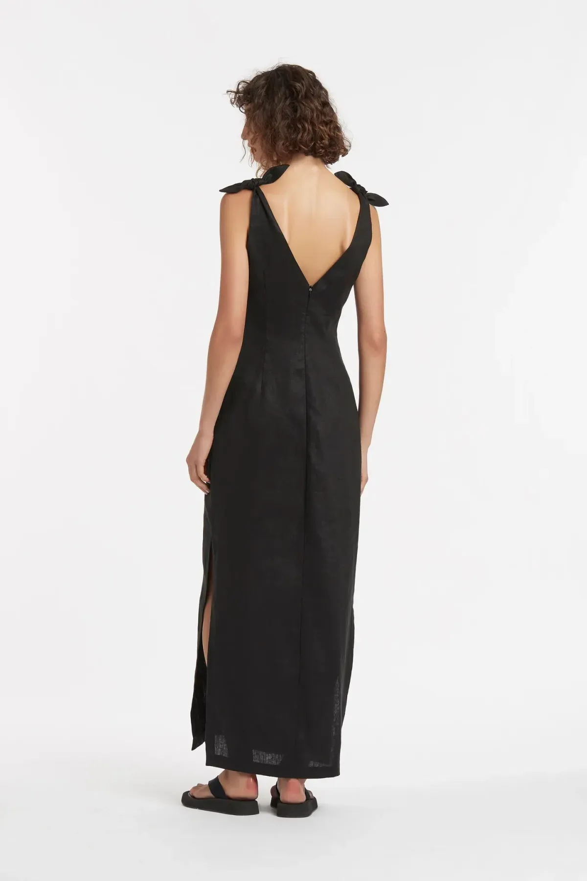 Sir the Label Alexandre Tie Knot Dress Black Size AU 8  - Image 2