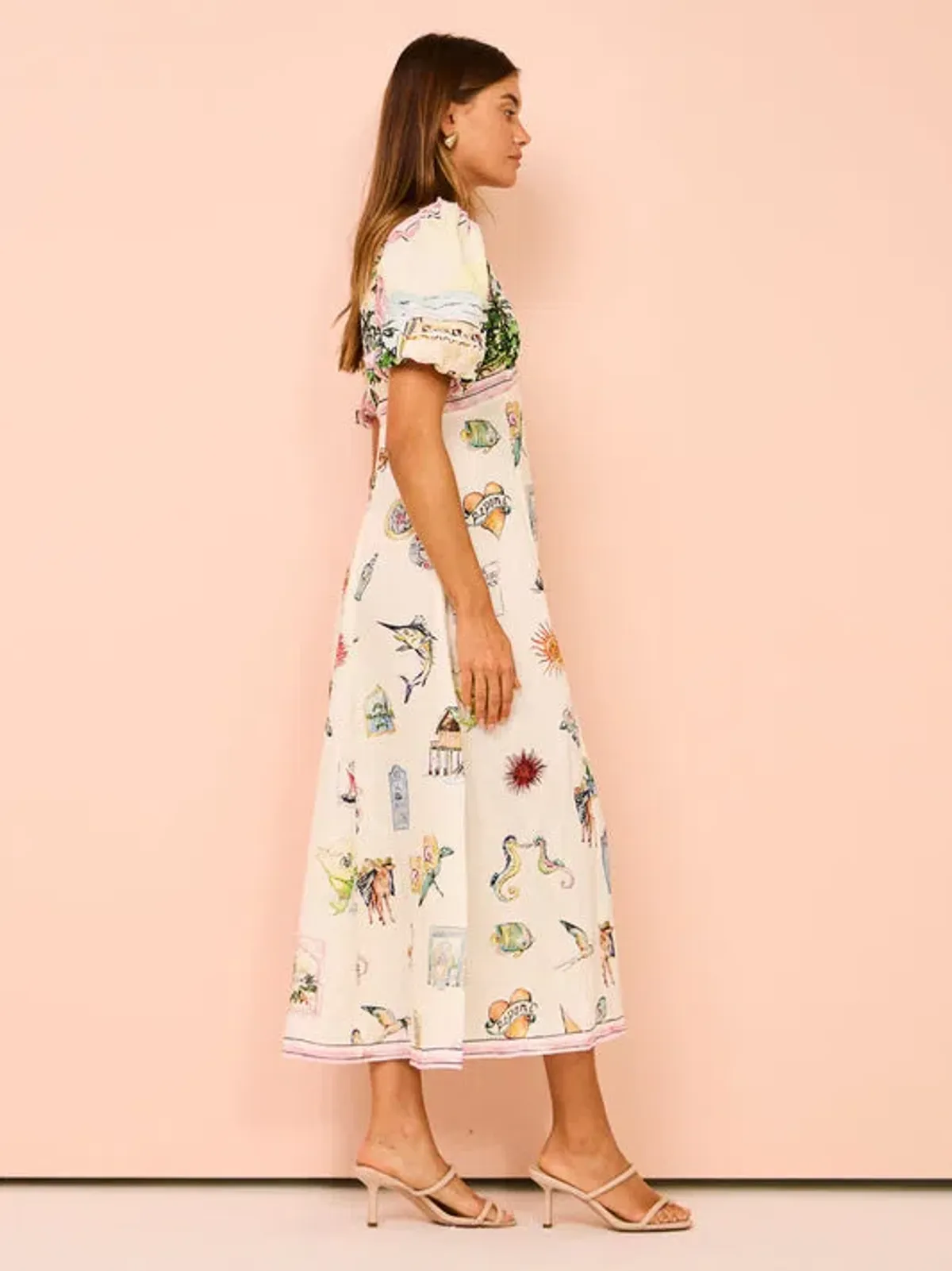 Alemais Sunset Midi Dress Multi Size 10 - Image 2