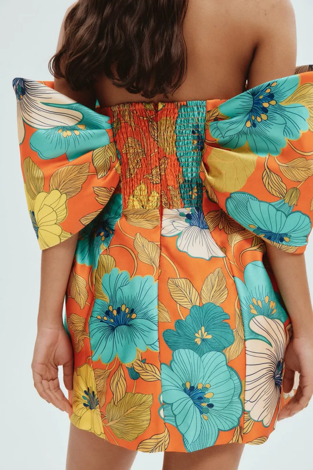 Alemais Piato Sculpt Mini Dress Floral Size 10 for rent on The Volte - main image