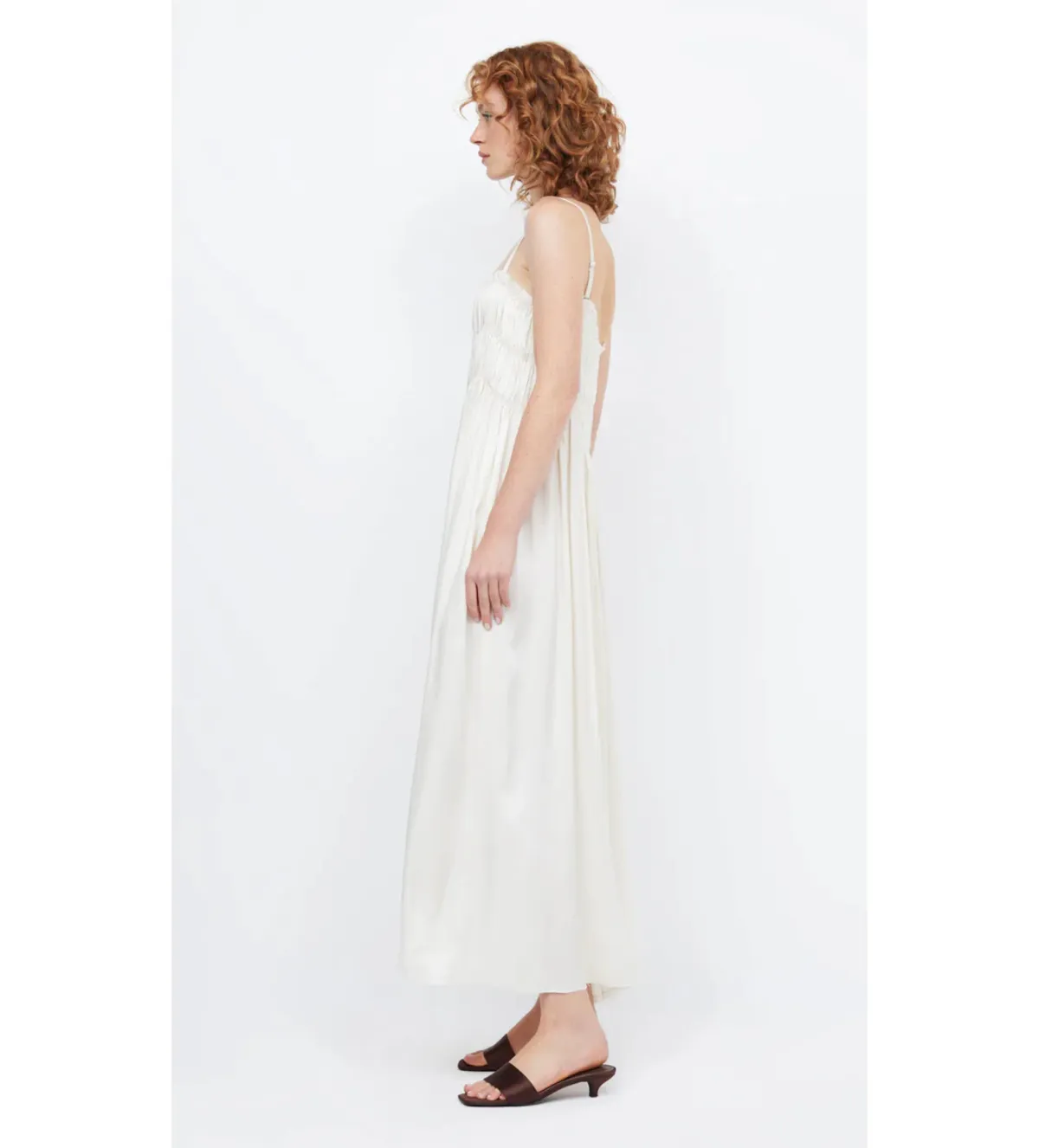 Bec & Bridge Dali Maxi Shift Dress Ivory Size 12 - Image 2