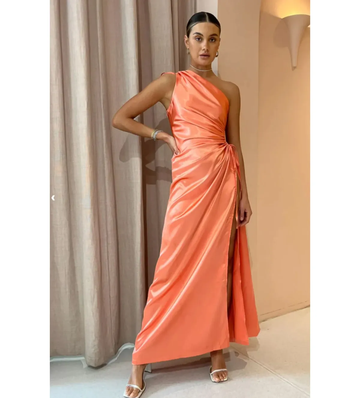 Sonya Moda Nour Maxi Dress Peach Size 6 - Image 1