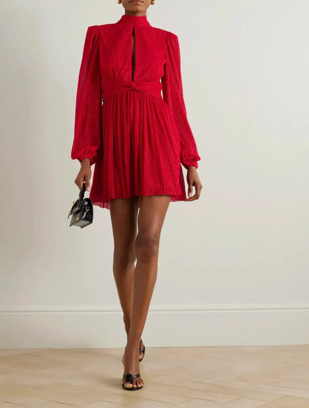 Rebecca Vallance Samantha mini dress red size 14 for rent on The Volte - main image